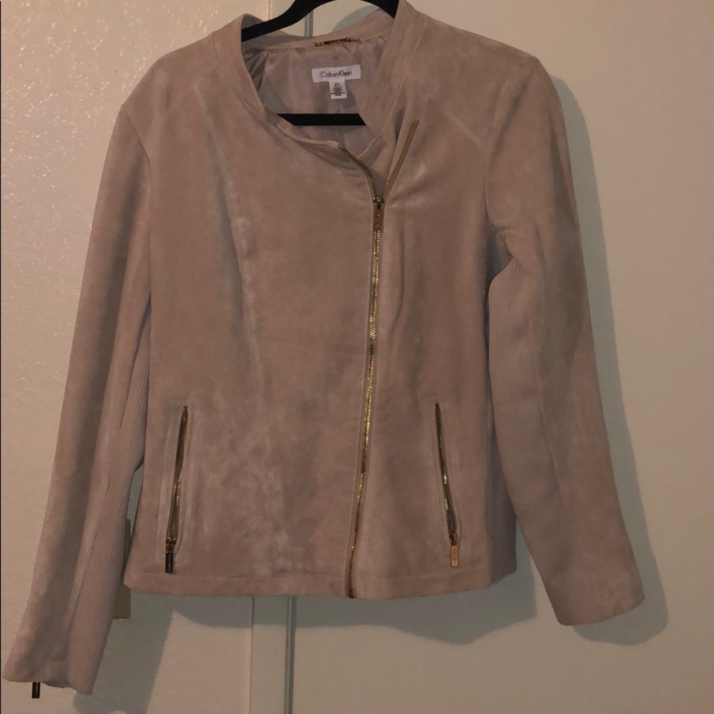 Fancy suede Calvin Klein jacket